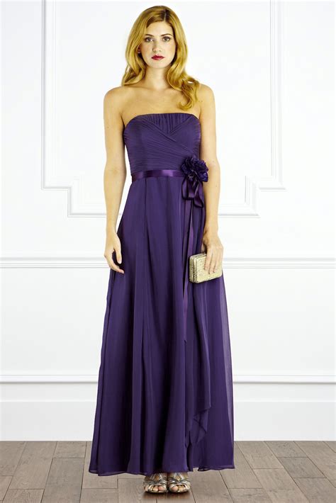 Allure Maxi Dress Purple Wedding Dress From Coast Bridesmaid Hitchedie