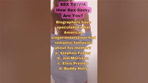 Sex Trivia How Sex Savvy Are You 9 Youtube