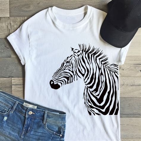 Zebra Tee Zebra T Shirt Mens Womens Zebra Shirt Unique Etsy