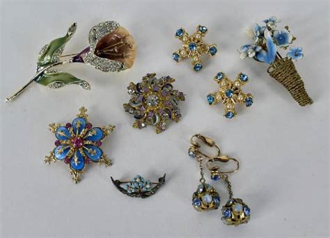 Antique Enamel Jewelry