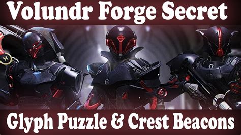 Volundr Forge Secrets Glyph Puzzles And Crest Beacons Youtube