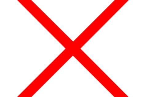 Download High Quality Red X Transparent Blank Transparent Png Images