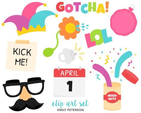 April Fools Clip Art Practical Joke Clipart Prank Clip Art