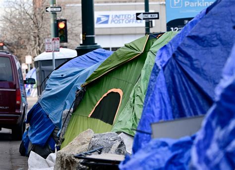 Denver Clears Homeless Camp Near Downtown Post Office As Part Of