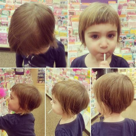 Even if you can't tell a bob from a shag, cutting toddler hair is fairly straightforward since there isn't much mane to manage. My daughter's awesome toddler bob haircut | Girl haircuts ...