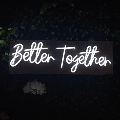 Better Together Neon Sign Etimeau