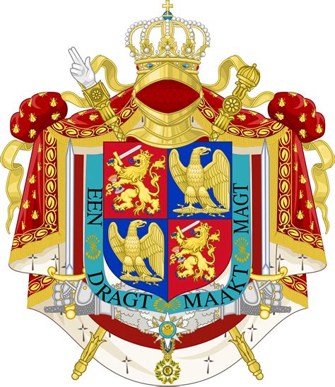 Kingdom Of Holland 1806 Brasão De Armas Brasão Bandeiras