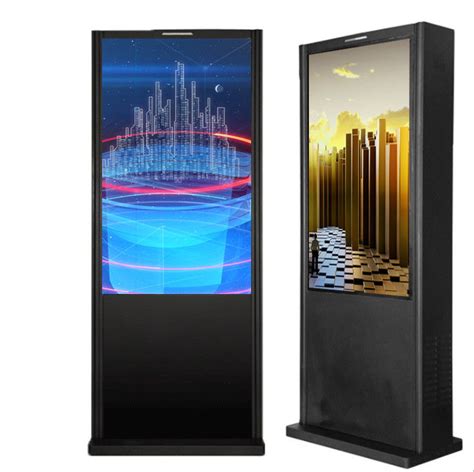 Outdoor Digital Signage Kiosk Hd Touch Screen Display With 2 3 Years