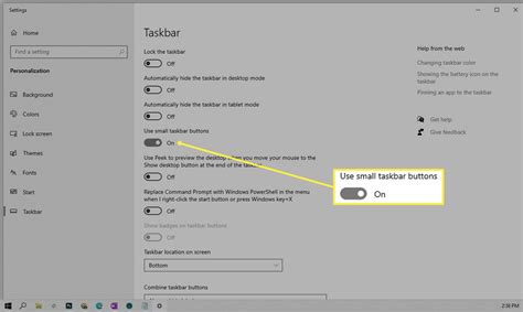 How To Make The Taskbar Smaller On Windows 10