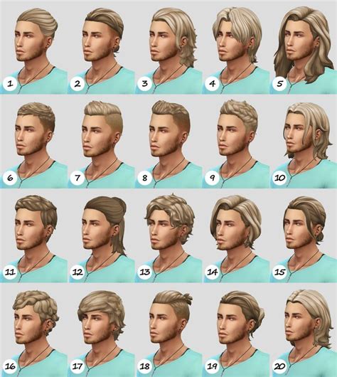 Nbht The Trash Files Sims 4 Sims 4 Hair Male Sims 4 Characters