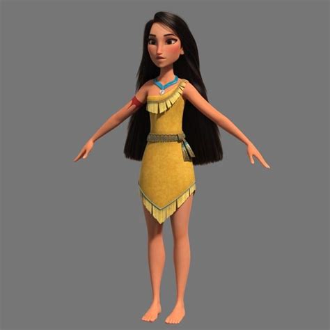 Pocahontas Look Dev From Ralph Breaks The Internet Cosas De Disney