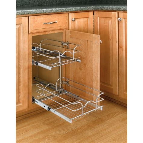 Rev A Shelf 19 In H X 875 In W X 18 In D 9 Inbase Cabinet Pull Out