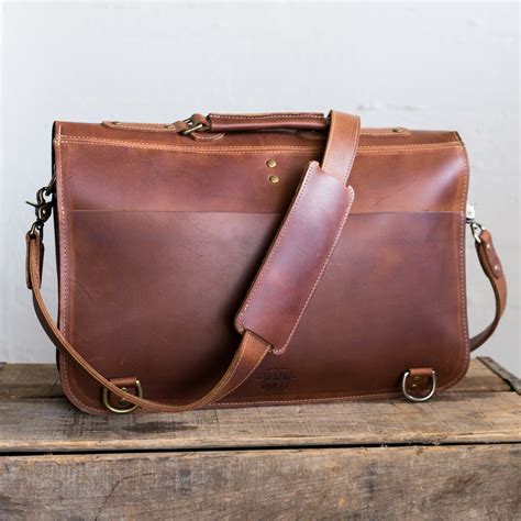 The No 1860 Express Fine Leather Messenger Bag And Mens Briefcase