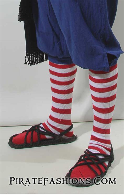 Striped Pirate Knee Socks Pirate Fashions
