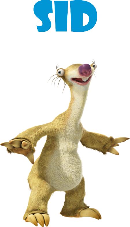 Ice Age Sid Png Isolated Hd Png Mart