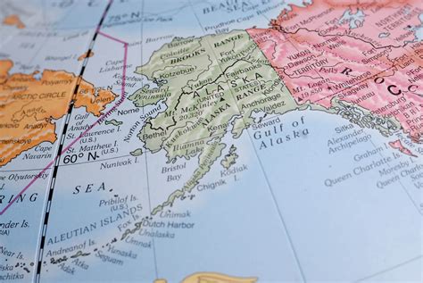 Map Of Alaska Guide Of The World