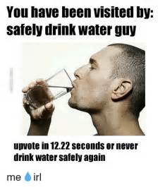 It's also important to note that human saliva is alkaline, and we have hydrochloric acid in our stomach. You Have Been Visited by Safely Drink Water Guy Upvote in ...