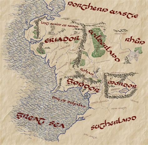Lanny Yap Interactive Map Of Middle Earth