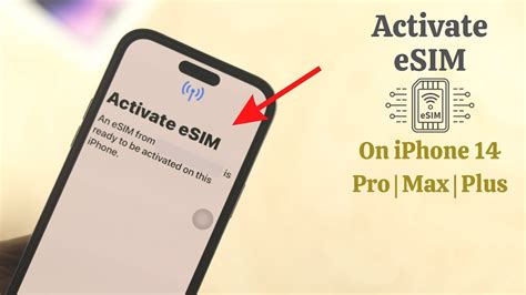 IPhone Plus Pro Max How To Activate An ESIM Setup YouTube