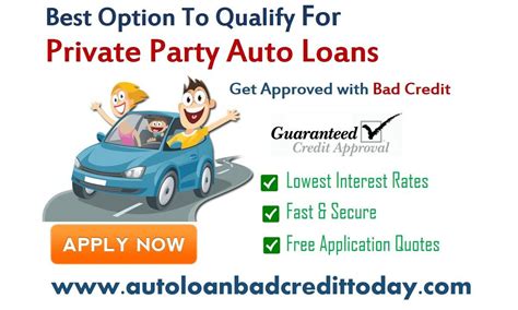 There are many studies on car loans, available rate, consumer preference or what kind of dealerships will approve bad credit, conducted by a few survey companies. AutoLoanBadCreditToday is the best Private Party Auto ...