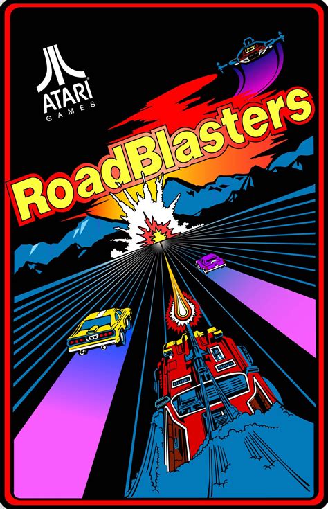 Roadblasters Arcade Game Vintage Video Games Classic Video Games