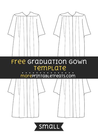 Graduation Gown Template Printable