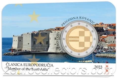 Croatia 2€ 2023 The Introduction Of The Euro As The Official Currency