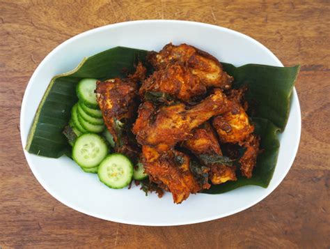 Rub the paste all over the chicken (500g). Ayam Goreng Berempah (Aromatic Fried Chicken) Recipe by ...