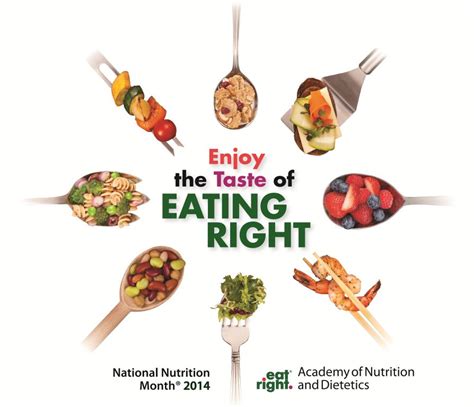 Whether it's because we use being busy as an excuse for this might be difficult at the start and the first week will be the hardest! Enjoy the Taste of Eating Right during National Nutrition ...