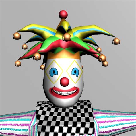Clown Animation Unicycle 3d Model