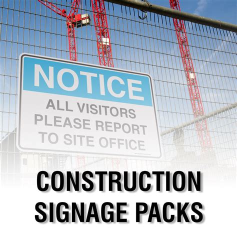 Construction Signage Pack Custom Signs Australia