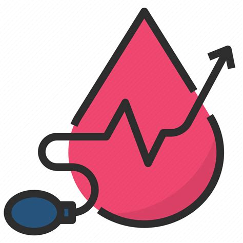 Blood Health High Hypertension Pressure Icon Download On Iconfinder