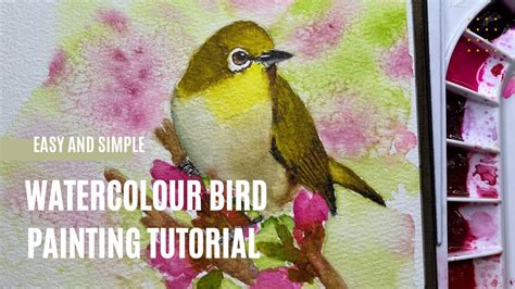 Watercolour Bird Painting Tutorial How To Paint A Bird In Watercolor