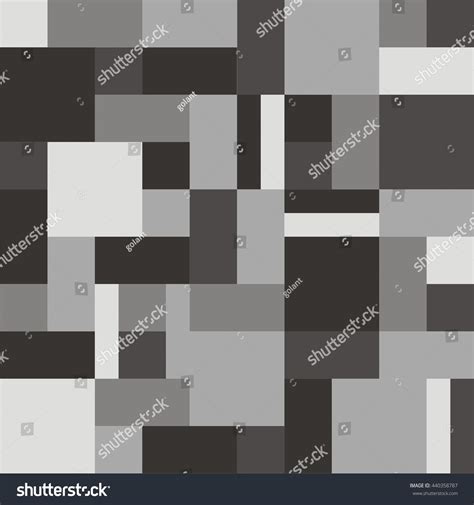 Background Rectangles Squares Style Patchwork Quilt Stock Vector