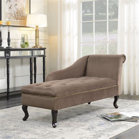Altrobene fabric accent chair, modern club arm chair, tufted wingback, nailhead trim, wooden legs for living room bedroom office, light grey 4.6 out of 5 stars 51 $239.99 $ 239. Belleze Velveteen Tufted Open Fold Spa Chaise Lounge Chair ...
