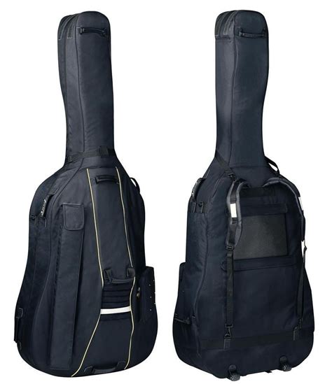 Gewa Padded Double Bass Bag With Wheels Caswells Strings Uk