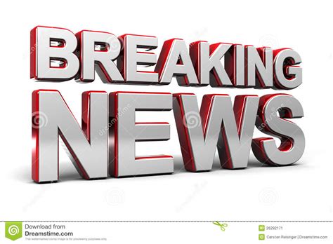 Breaking news text overlay, breaking news newspaper logo exercise, breaking news transparent background png clipart. Breaking News Screen stock illustration. Illustration of ...