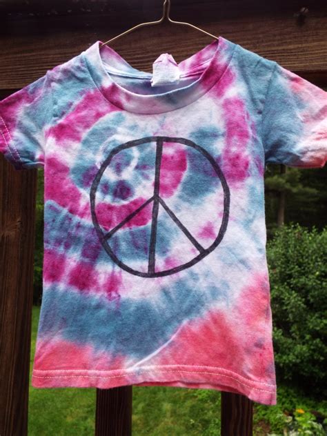 Tie Dye Peace Sign Shirt 2t Tie Dye Peace Tshirt Hippie