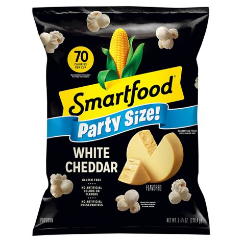 Save On Smartfood Popcorn White Cheddar Cheese Party Size Gluten Free