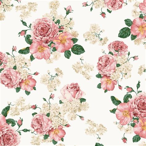 Wallpaper Flower Vintage Pinterest Gambar Bunga