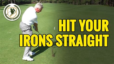 How To Hit A Golf Ball Straight With An Iron 3 Main Factors Youtube