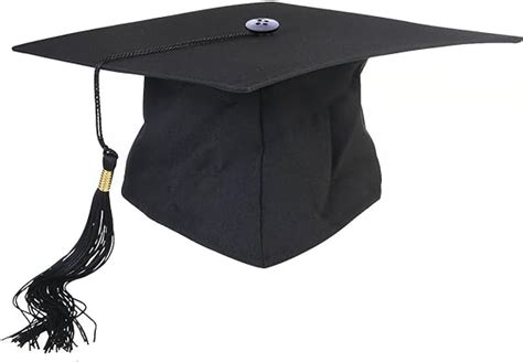 Tinksky Unisex Adult Graduation Cap With Tassel Adjustable Black