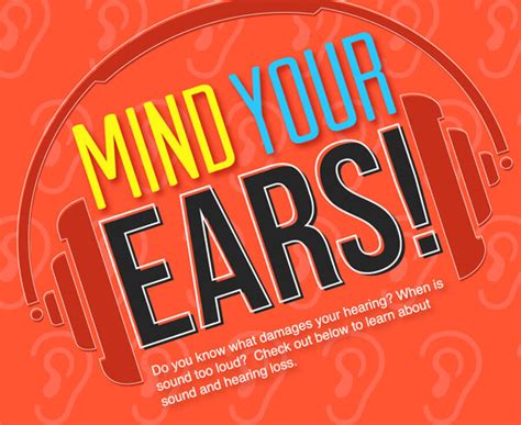 Mind Your Ears Infographic Infographic Plaza