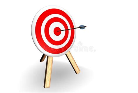 Bullseye Arrow In The Center Of A Target Sponsored Ad Ad