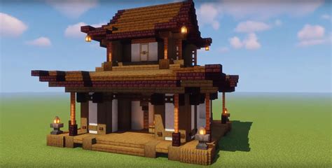 Minecraft Ornate Japanese House Ideas And Design