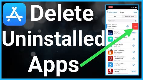 How To Remove Uninstalled Apps From App Store Youtube