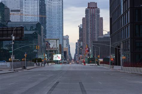 Eerie Scenes Of An Empty New York City As Coronavirus Lockdown Looms