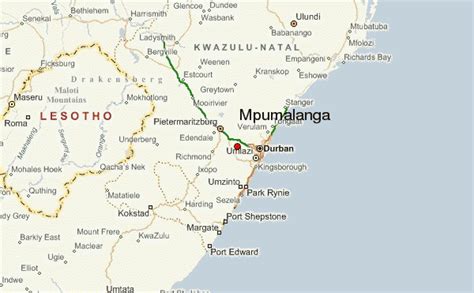 Mpumalanga Kwazulu Natal Location Guide