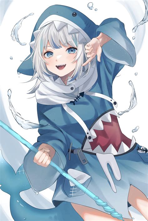 A descendant of the lost city of atlantis, who swam to the vtuber agency hololive production is currently not holding auditions for those who have content distribution experience. Gawr Gura Hololive : cutelittlefangs