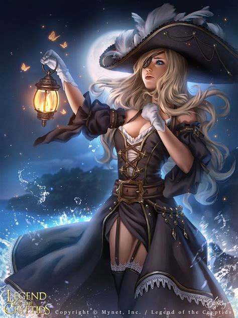 artstation legend of the cryptids pirate princess ashlyan regular lisa buijteweg fantasy